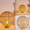 Style Boho-Chic-hofstein Lampe de table Lares Brun clair, 1 lumière