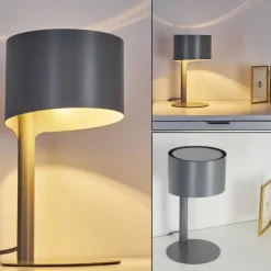 hofstein Lampe de table Launceston Gris, 1 lumière