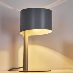 hofstein Lampe de table Launceston Gris, 1 lumière