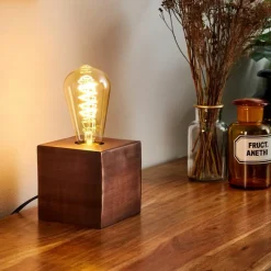 Lampes Vintages & Rétros-hofstein Lampe de table Lemele Cuivre, 1 lumière