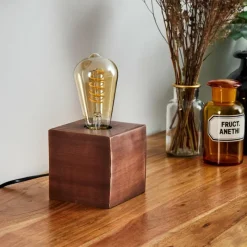 Lampes Vintages & Rétros-hofstein Lampe de table Lemele Cuivre, 1 lumière