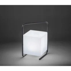 Luminaires Leuchten Direkt Lampe de table Leuchten Direkt KENO LED Noir, 1 lumière, Télécommandes, Changeur de couleurs