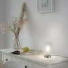 Luminaires Leuchten Direkt Lampe de table Leuchten Direkt REISHI Argenté, 1 lumière
