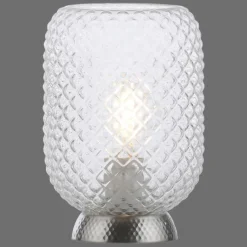 Luminaires Leuchten Direkt Lampe de table Leuchten Direkt REISHI Argenté, 1 lumière