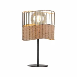 Luminaires Leuchten Direkt Lampe de table Leuchten-Direkt REED Noir, 1 lumière* Lampes À Poser