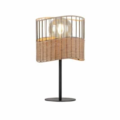 Luminaires Leuchten Direkt Lampe de table Leuchten-Direkt REED Noir, 1 lumière* Lampes À Poser