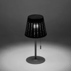 Luminaires Leuchten Direkt Lampe de table Leuchten-Direkt MANDY LED Anthracite, 1 lumière