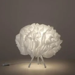 Luminaires Leuchten Direkt Lampe de table Leuchten-Direkt LOLASMART-NAOMI LED Blanc, 1 lumière, Télécommandes