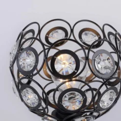 Luminaires Orientaux-Luminaires Leuchten Direkt Lampe de table Leuchten-Direkt BENJAMIN Noir, 1 lumière