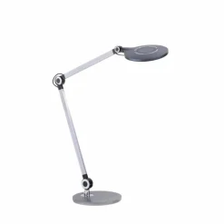 Luminaires Leuchten Direkt Lampe de table Leuchten-Direkt NIKLAS LED Noir, Argenté, 1 lumière* Éclairage Led