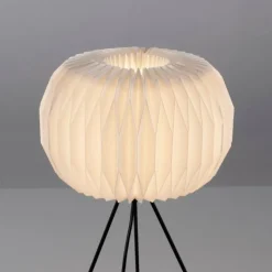 Lampes Vintages & Rétros-Luminaires Leuchten Direkt Lampe de table Leuchten-Direkt PAPEL Blanc, 1 lumière