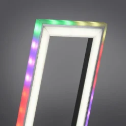 Luminaires Leuchten Direkt Lampe de table Leuchten-Direkt FELIX60 LED Acier brossé, 2 lumières, Télécommandes, Changeur de couleurs* Lampes À Poser