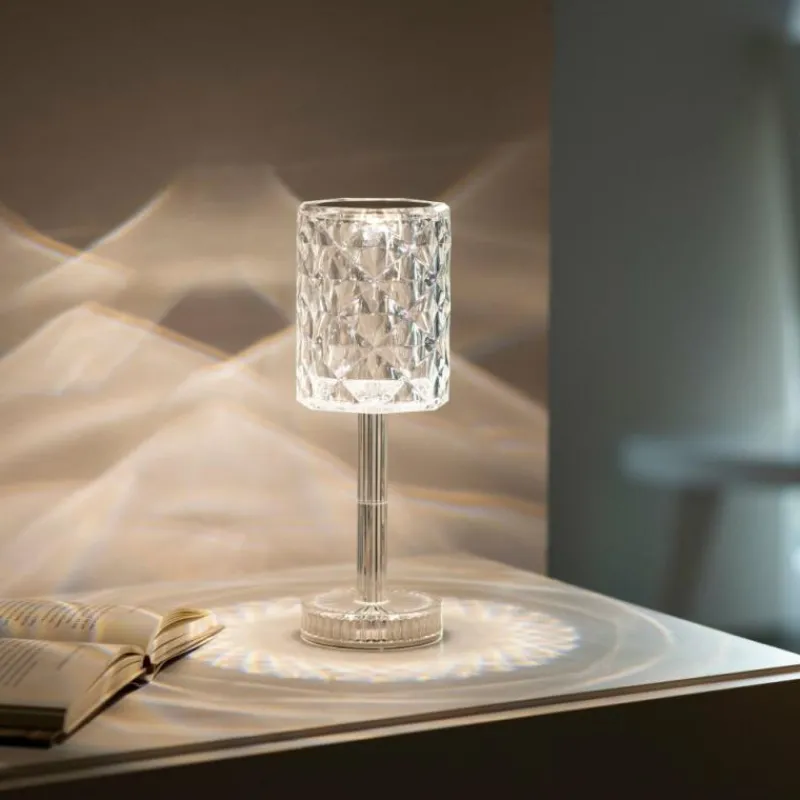 Luminaires Leuchten Direkt Lampe de table Leuchten-Direkt KRISTALA Transparent, 1 lumière* Lampes À Poser