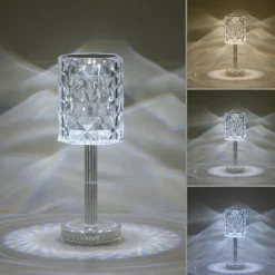 Luminaires Leuchten Direkt Lampe de table Leuchten-Direkt KRISTALA Transparent, 1 lumière* Lampes À Poser
