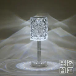 Luminaires Leuchten Direkt Lampe de table Leuchten-Direkt KRISTALA Transparent, 1 lumière* Lampes À Poser