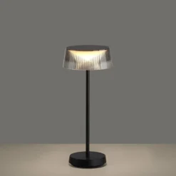 Luminaires Leuchten Direkt Lampe de table Leuchten-Direkt DORA LED Noir, 1 lumière