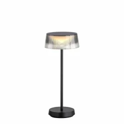 Luminaires Leuchten Direkt Lampe de table Leuchten-Direkt DORA LED Noir, 1 lumière