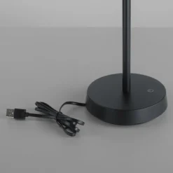 Luminaires Leuchten Direkt Lampe de table Leuchten-Direkt DORA LED Noir, 1 lumière