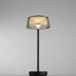 Luminaires Leuchten Direkt Lampe de table Leuchten-Direkt DORA LED Noir, 1 lumière