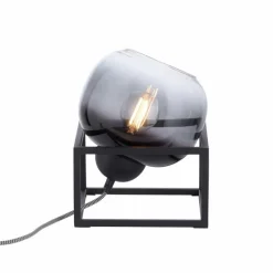 Suspension Verre Fumé-Luminaires Leuchten Direkt Lampe de table Leuchten-Direkt ZEA Noir, 1 lumière