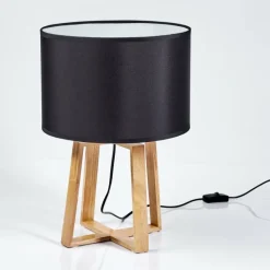 Lampes En Tissu-hofstein Lampe de table Leukerbad Écru, 1 lumière