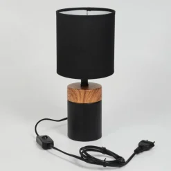 Lampes En Tissu-hofstein Lampe de table Lorrain Couleur bois, 1 lumière
