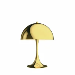 Luminaires Louis Poulsen Lampe de table Louis Poulsen Panthella 320 Laiton, 1 lumière