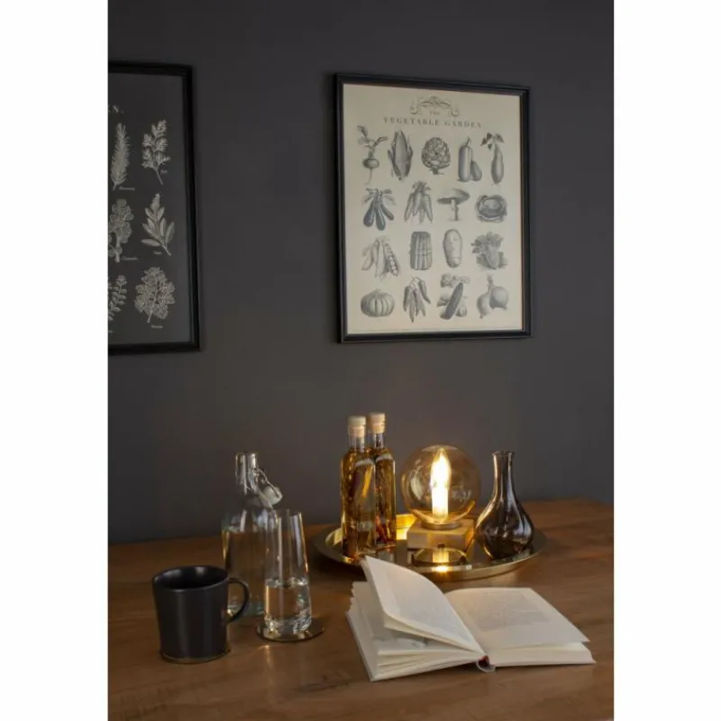 Luce Design Lampe de table PLUTO Or, 1 lumière