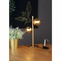 Luce Design Lampe de table NEPTUN Laiton, 2 lumières