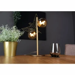 Luce Design Lampe de table NEPTUN Laiton, 2 lumières