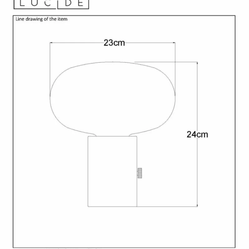 Luminaires Lucide Lampe de table Lucide CHARLIZE Vert, Pierre, 1 lumière