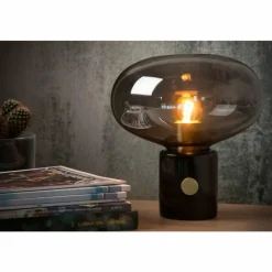 Luminaires Lucide Lampe de table Lucide CHARLIZE Gris, 1 lumière