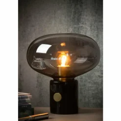 Luminaires Lucide Lampe de table Lucide CHARLIZE Gris, 1 lumière