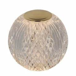 Lampes Dorées-Luminaires Lucide Lampe de table Lucide CINTRA LED Or, 1 lumière