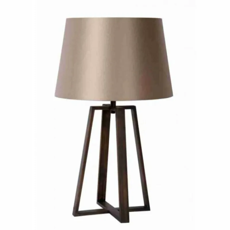 Lampes En Tissu-Luminaires Lucide Lampe de table Lucide COFFEE Rouge, 1 lumière