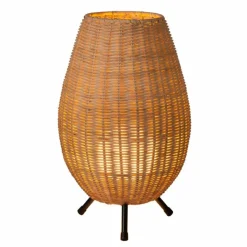 Luminaires Rustiques-Luminaires Lucide Lampe de table Lucide COLIN Écru, 1 lumière