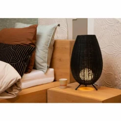 Luminaires Lucide Lampe de table Lucide COLIN Noir, 1 lumière