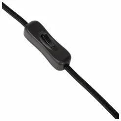 Style Boho-Chic-Luminaires Lucide Lampe de table Lucide CORDULLE Noir, 1 lumière