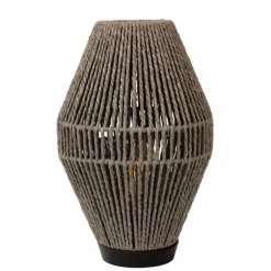 Style Boho-Chic-Luminaires Lucide Lampe de table Lucide CORDULLE Noir, 1 lumière