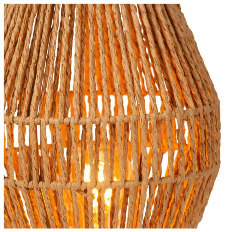 Style Boho-Chic-Luminaires Lucide Lampe de table Lucide CORDULLE Noir, 1 lumière