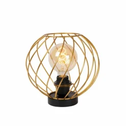 Lampes Dorées-Luminaires Lucide Lampe de table Lucide DANZA Noir, 1 lumière