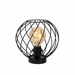 Luminaires Lucide Lampe de table Lucide DANZA Noir, 1 lumière* Lampes À Poser