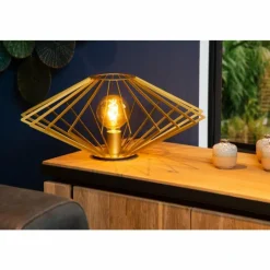 Luminaires Lucide Lampe de table Lucide DIAMOND Laiton, 1 lumière* Lampes À Poser