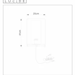 Luminaires Lucide Lampe de table Lucide DOUNIA Noir, 1 lumière