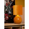 Lampes En Tissu-Luminaires Lucide Lampe de table Lucide ESTERAD Ocre, 1 lumière