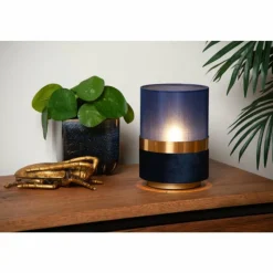 Lampes En Tissu-Luminaires Lucide Lampe de table Lucide EXTRAVAGANZA TUSSE Or, 1 lumière