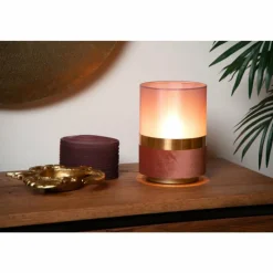 Lampes En Tissu-Luminaires Lucide Lampe de table Lucide EXTRAVAGANZA TUSSE Or, 1 lumière