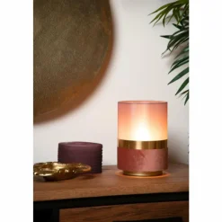 Lampes En Tissu-Luminaires Lucide Lampe de table Lucide EXTRAVAGANZA TUSSE Or, 1 lumière