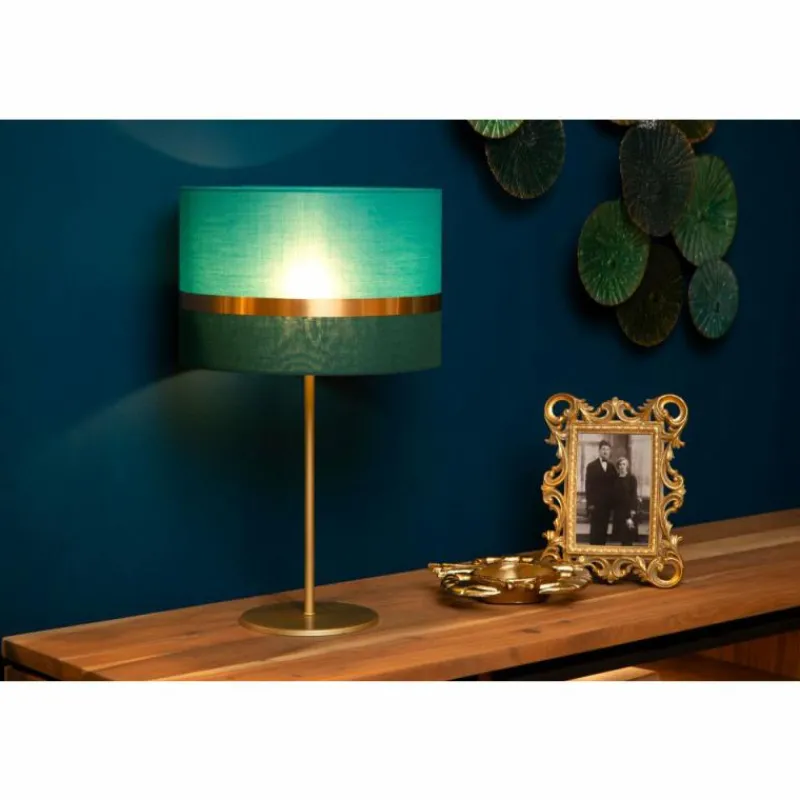 Lampes En Tissu-Luminaires Lucide Lampe de table Lucide EXTRAVAGANZA TUSSE Or, 1 lumière