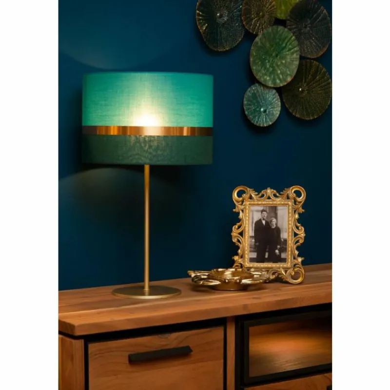 Lampes En Tissu-Luminaires Lucide Lampe de table Lucide EXTRAVAGANZA TUSSE Or, 1 lumière